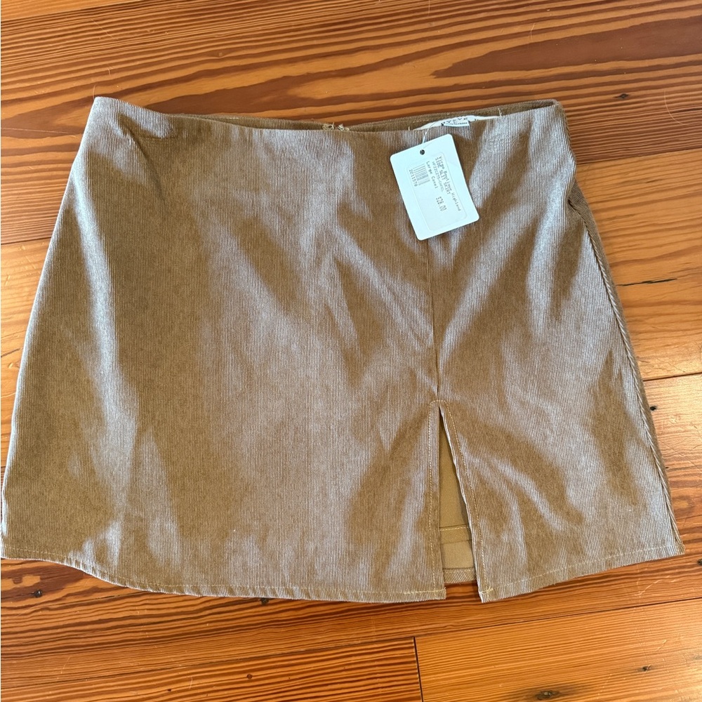 HYFVE Tan Mini Skirt L